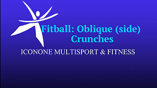 Fitball: Oblique (side) Crunch