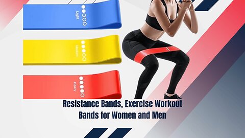 Resistance Bands, Exercise Workout Bands for Women and Men