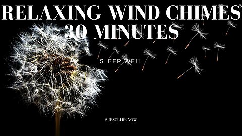 30 Minutes of Relaxing Wind Chimes for Meditation, Napping, Studying, Stress Relief