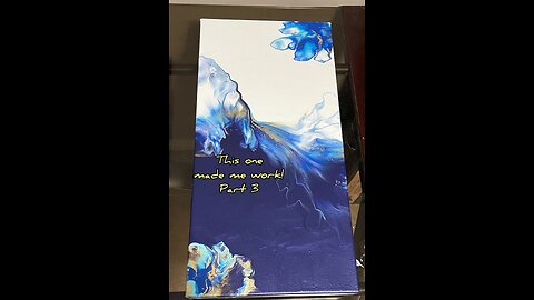 This one made me work for it! Triptych Part 3 ~ Dutch Pour Tutorial ~ How to fix your acrylic pour