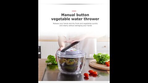 Manual salad spinner | Dynamic salad spinner manual | How to use a salad spinner