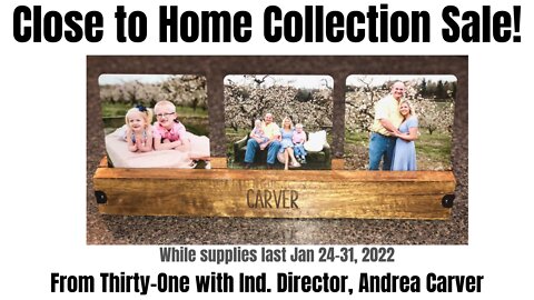 Close to Home Collection SALE from Thirty-One w/ Ind. Director, Andrea Carver