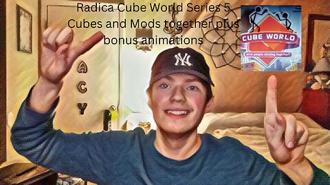 Radica Cube World Series 5 Cubes and Mods together plus bonus animations