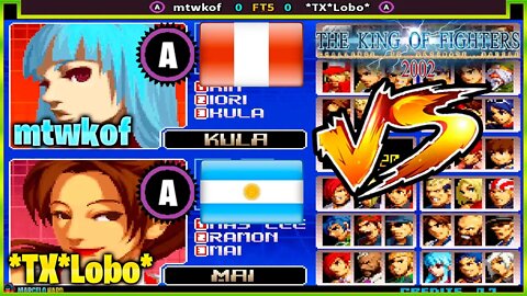 The King of Fighters 2002 (mtwkof Vs. *TX*Lobo*) [Peru Vs. Argentina]