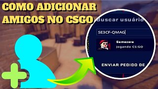 COMO ADCIONAR AMIGOS NO CSGO highlight #shorts