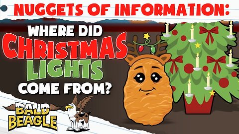 Nuggets of Information : Christmas Lights ! Christmas History for Kids