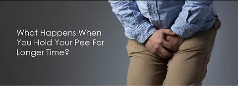 What happens if you hold your pee for long time - #healthtips
