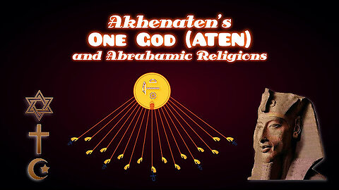 The Heretic King Akhenaten & His god Aten. Moses Priest of Aten and Secret Teachings of Hebrew Elite