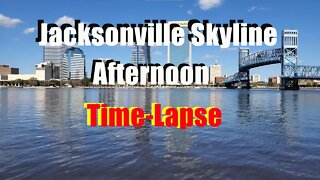 Jacksonville Skyline Afternoon Time Lapse