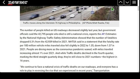 中美交通事故死亡人數比較