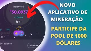 Novo Aplicativo de Mineração | Ganhe Tokens a cada 24 horas ( participe da pool de $1000 )