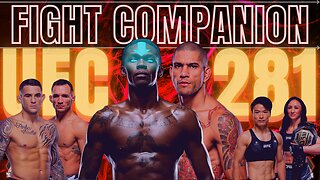 UFC 281 LIVE FIGHT COMPANION | Israel Adesanya vs Alex Pereira | Carla Esparza vs Weili Zhang