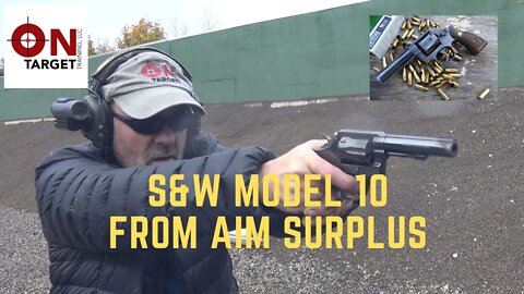 S&W Model 10 shooting review