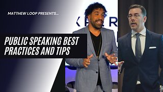 Professional Speaking Tips and Best Practices with Matthew Loop and Majeed Mogharreban