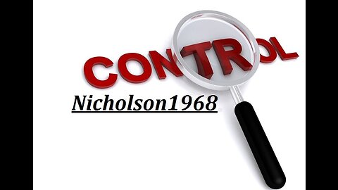 Selling You Safety, But Its All About Control! By Nicholson1968