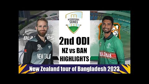 Bangladesh vs New Zealand 2nd odi highlights 2023