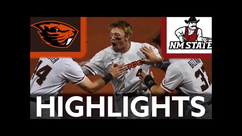 #3 Oregon State vs New Mexico State (CRAZY GAME!) | Regionals | 2022 College Baseball