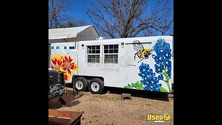 8' x 20' Kitchen Food Trailer with Bathroom | Food Concession Trailer for Sale in Texas