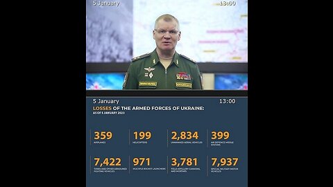 05.01.23 ⚡️ Russian Defence Ministry report on the progress of the deNAZIfication of Ukraine