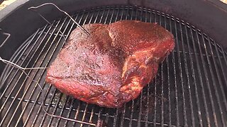 Pork Butt on the Kamado Joe