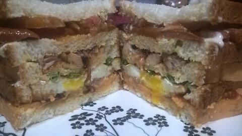 Rich layer Sandwich - Mouthwatering 4 layer sandwich CFC style !