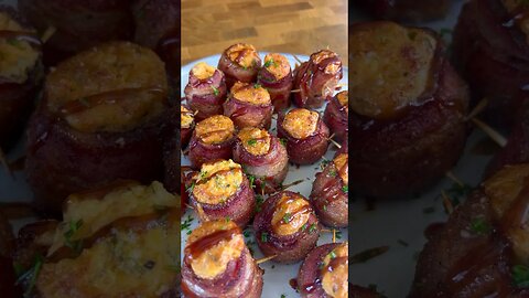 Smoked jalapeño poppers pigshots on the @GrillingwithNexgrill