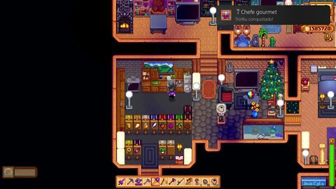 Chefe gourmet - Cozinhe todas as receitas - Stardew Valley