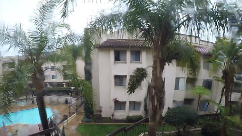 Blasian Babies Family San Diego Vacation Condo Is Blessed With Rain Again (2.7K Time Lapse)