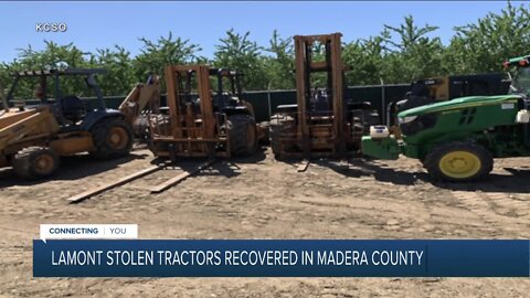 Lamont stolen tractors recovered in Madera County