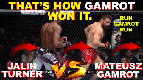 UFC 285: Mateusz Gamrot vs Jalin Turner Highlight | Every Strike Thrown | UFC 285 JONS VS GANE