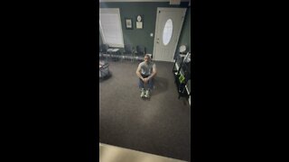 Lumbar rotation exercise