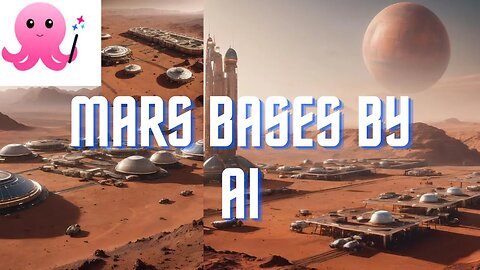 what MARS BASES WILL LOOK LIKE BY AI #space #mars #ai #trending