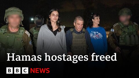 Two American hostages freed by Hamas - BBC News