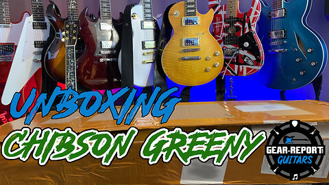 Unboxing #Chibson Greeny Les Paul Copy from DHGate