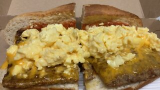 Wawa turkey sausage egg and cheese hoagie