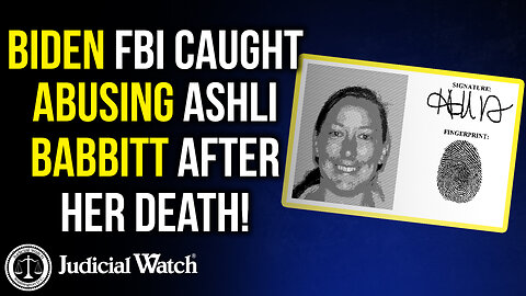 Biden FBI Caught Abusing Ashli Babbitt AFTER Her Death!