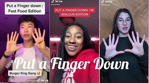 TIKTOK COMPILATION PUT A FINGER DOWN CHALLANGE