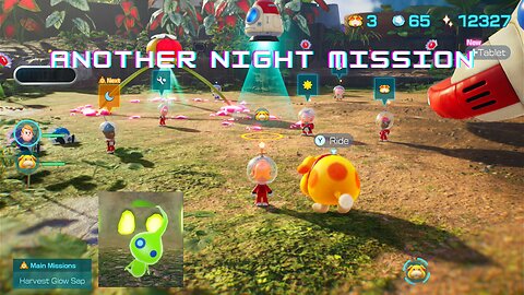 Pikmin 4 it's a night mission