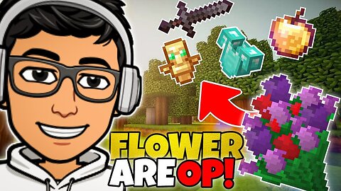 Flower Drop Op Items..... | Minecraft But