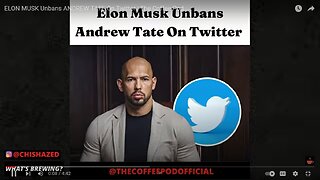 ELON MUSK Unbans ANDREW TATE On Twitter | The Tate Experience