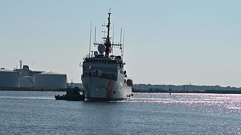 USCGC Legare returns home following a 69-day patrol in the Florida Straits