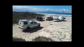 South Africa - 3 dead boddies found near Strandfontein Video (oLE)