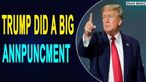 TRUMP DID A BIG ANNOUNCEMENT UPDATE OF DECEMBER 25, 2022 - TRUMP NEWS