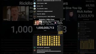 Rick Astley - Never Gonna Give You Up 1 Billion Views
