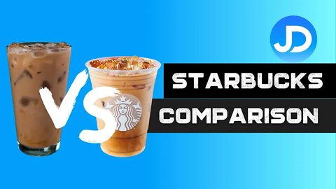 Starbucks Comparison Iced Coffee Vs Iced Latte