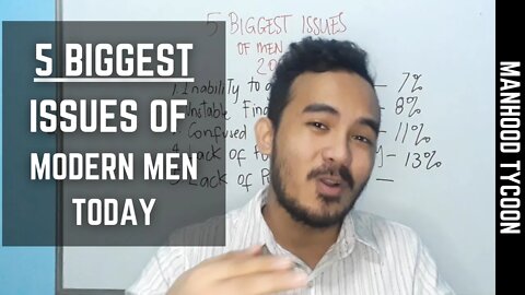 [FILIPINO REDPILL] 5 BIGGEST ISSUES MEN ARE FACING TODAY