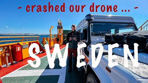 Made it to SWEDEN but we CRASHED OUR DRONE (EP 8 - World Tour Expedition)