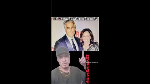 Kamala Harris exposed and this may be the reason why Epstein client list is hidden 🤔🤔