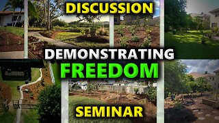 The Plan For A FREEDOM Food Forest Community Center Around Tampa Florida - Discussion Seminar