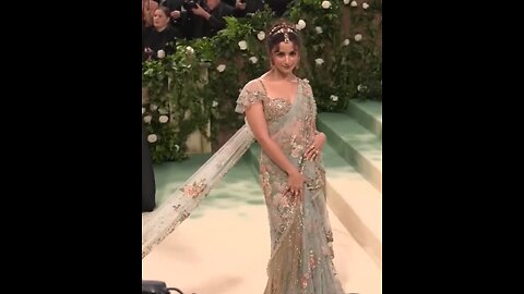 Alia Bhatt's Enchanted Saree Met Gala 2024